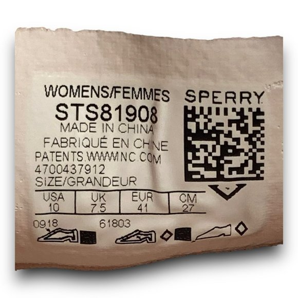 Sperry Captains CVO Sneakers STS81908 Canvas Low Top Rose Dust Pink Women 10 - Picture 9 of 9